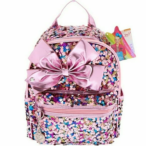 Claire's Other - Jojo Siwa Riberse Sequin Midi Pink Backpack